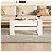 Tavolino Da Salotto Bianco 102x55x45 Cm Legno Multistrato - Foto miniatura 4
