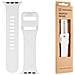 Cinturino 797 Originale Silicone Per Apple Watch 1-2-3-4-5-6-7-8-se 42 44 45mm White - Foto miniatura 1