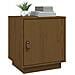 Comodini 2 Pz Miele 40x34x45 Cm In Legno Massello Di Pino - Foto miniatura 5