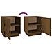 Comodini 2 Pz Miele 40x34x45 Cm In Legno Massello Di Pino - Foto miniatura 9