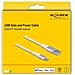 83003 Cavo Per Cellulare Argento, Bianco 3 M Usb A Lightning - Foto miniatura 2
