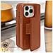 Custodia In Pelle Per Iphone 15 Pro Cover Staccabile Portafoglio Clay - Foto miniatura 4
