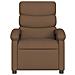 Poltrona Massaggiante Reclinabile Marrone In Tessuto - Foto miniatura 3