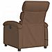 Poltrona Massaggiante Reclinabile Marrone In Tessuto - Foto miniatura 5