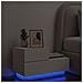 Comodino Con Luci Led Bianco 70x36x40,5 Cm - Foto miniatura 1