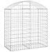 Cesto Gabbione Ad Arco 100x50x100/120 Cm Ferro Zincato - Foto miniatura 1