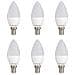 Pack 6 Pezzi Lampadina Led E14 6w (equivalente 45w) - Luce Bianca Calda 2800k - 480 Lumen - Classe Energetica A+ - Attacco Piccolo E14 - Candela C37 - Misure 10.6 X 6 X 10.6 Cm; 27 Grammi - Foto miniatura 1
