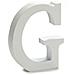 Lettera G Legno Bianco (2 X 16 X 14,5 Cm) (24 Unità) - Foto miniatura 2