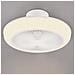 Plafoniera Lampadario Ø46 Cm Con Luce Led Effetto Stelle E Ventilatore Integrato Mjolby Trio Light - Foto miniatura 3