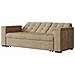 Noho Divano Letto A 3 Posti In Velluto A Coste Beige - Foto miniatura 5