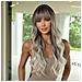 Parrucca Da Donna Parrucche Lunghe Ondulate Naturali Con Frangia - Foto miniatura 3