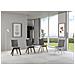 Sedia Trudy Gambe Noce Cuscino Grigio 11 - Foto miniatura 2