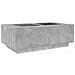 Tavolino Salotto Con Led Infinity Grigio Cemento 116x69x40 Cm - Foto miniatura 2
