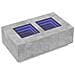 Tavolino Salotto Con Led Infinity Grigio Cemento 116x69x40 Cm - Foto miniatura 6