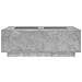 Tavolino Salotto Con Led Infinity Grigio Cemento 116x69x40 Cm - Foto miniatura 7