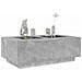 Tavolino Salotto Con Led Infinity Grigio Cemento 116x69x40 Cm - Foto miniatura 10
