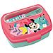 Sandwich Box Bambine Minnie Con Posate, In Plastica Senza Bpa, Lavabile E Riutilizzabile - Foto miniatura 1