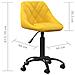 Sedia da Pranzo Giallo Senape in Velluto - Foto miniatura 7