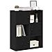 Libreria Rovere Nero 60x24x76,5 Cm In Legno Multistrato - Foto miniatura 1