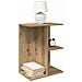 Comodini 2 Pz Rovere Artigianale 46,5x29x61cm Legno Multistrato - Foto miniatura 1