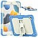 Custodia Impermeabile Per Ipad Air 3/pro 10.5"" Con Strap E Supporto - Blu Resistente - Foto miniatura 1