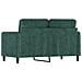 Lusso Casadino -  Divano A 2 Posti Verde Scuro 120 Cm In Velluto - Foto miniatura 4