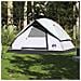 Tenda Familiare a Cupola 6 Persone Bianca Tessuto Impermeabile - Foto miniatura 2
