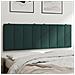 Cuscino Testiera Verde Scuro 140 cm in Velluto - Foto miniatura 2