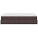 Struttura Letto Pouf con Materasso 120x200 cm in Tessuto - Foto miniatura 9