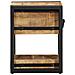 Comodini 2 pcs 40x40x40 cm Legno Massello di Mango - Foto miniatura 8