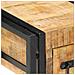 Comodini 2 pcs 40x40x40 cm Legno Massello di Mango - Foto miniatura 9