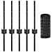 Euro Fence con 5 Posti U Grigio 0,4x10 m Acciaio - Foto miniatura 4