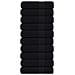 Asciugamani 10 pz Neri 50x100 cm 360 g/m² 100% Cotone - Foto miniatura 1
