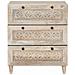 Credenza Bianco 60 x 33 x 75 cm legno massello di mango - Foto miniatura 2