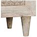 Credenza Bianco 60 x 33 x 75 cm legno massello di mango - Foto miniatura 7