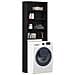 Mobile per lavatrice Rovere Nero 64 x 24 x 190 cm - Foto miniatura 3