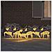 Renne LED 6 pcs Oro Tessuto - Foto miniatura 3