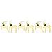 Renne LED 6 pcs Oro Tessuto - Foto miniatura 6
