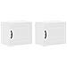Pensile cucina 2 pcs Bianco 50 x 31 x 40 cm Legno multistrato - Foto miniatura 1