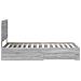 Struttura del letto Grigio Sonoma 75 x 190 cm Legno multistrato - Foto miniatura 8