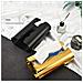 Porta Fazzoletti Curvo Moderno In Acciaio Inossidabile - Elegante Dispenser Di Tovaglioli Gold - Foto miniatura 5