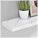 Scaffale da parete 4 pcs Marmo Bianco 80 x 23,5 x 4 cm - Foto miniatura 5