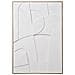 Quadro Decorativo 3d Madeline No. 1 In Bianco 60x90 Cm - Foto miniatura 1