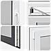 Finestra per Soffitta RISOR 100 x 50 cm PVC e Vetro Antracite - Foto miniatura 6