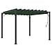 Gazebo con tetto ventilato Verde 3 x 3 x 2,14 m - Foto miniatura 1
