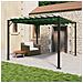 Gazebo con tetto ventilato Verde 3 x 3 x 2,14 m - Foto miniatura 2