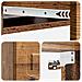 Tavolino da Parete Laterale Legno antico 59 x 34,5 x 17 cm - Foto miniatura 7