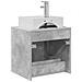Mobile Lavabo da Parete Grigio Cemento 49,5 x 41 x 62,5 cm - Foto miniatura 4