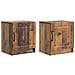 Armadio da Notte 2 pcs Legno antico 43 x 34,5 x 47 cm - Foto miniatura 1