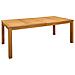 Tavolo da pranzo 200 x 100 x 75 cm Legno di Quercia Massello - Foto miniatura 2